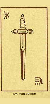 ˣUSG - Egyptian Tarot - A - Ace Of Swords