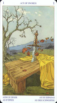 ͽ - Pagan Tarot - A - Ace Of Swords