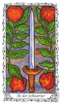 ޵ - Das Hudes Tarot - A - Ace Of Swords