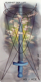 ǵﰲ - Adrian Tarot - A - Ace Of Swords