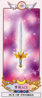 ϣ - Grecian Eudaemon Tarot - A - Ace Of Swords