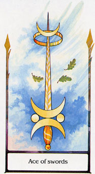 ž - Tarot Of The Old Path - A - Ace Of Swords