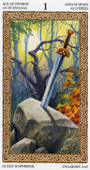 ³ - Tarot of Druids - A - Ace Of Swords