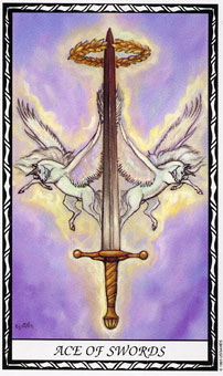  - Unicorn Tarot - A - Ace Of Swords