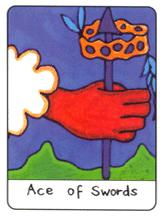  - African Tarot - A - Ace Of Swords