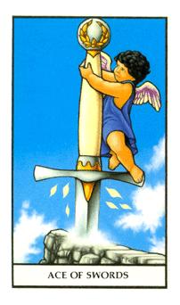 ŵ - Connolly Tarot - A - Ace Of Swords