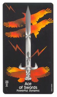 ѻħ - Crows Magick Tarot - A - Ace Of Swords