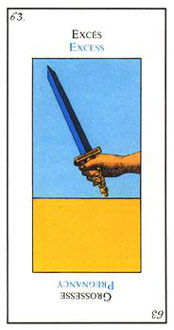  - Etteilla Tarot - A - Ace Of Swords