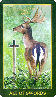 䴫˵ - Folklore Tarot - A - Ace Of Swords