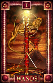  - Tarot of Dreams - ȨA - Ace Of Wands