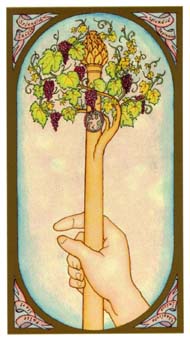 ո - Renaissance Tarot - ȨA - Ace Of Wands