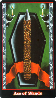 Ѫ - Vampire Tarot - ȨA - Ace Of Wands