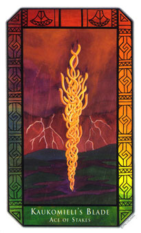 ʷʫ - Kalevala Tarot - ȨA - Ace Of Wands