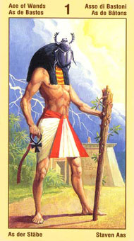 ˹ - Ramses Tarot of Eternity - ȨA - Ace Of Wands