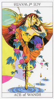 ħ - Love and Mystical Tarot - ȨA - Ace Of Wands