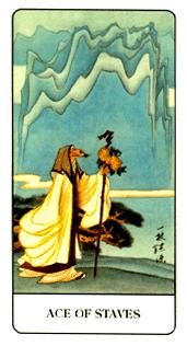 й - Chinese Tarot - ȨA - Ace Of Wands