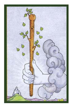 ³ - Epicurean Tarot - ȨA - Ace Of Wands