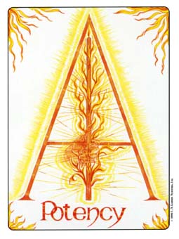  - Gill Tarot - ȨA - Ace Of Wands