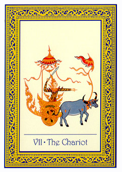 ̩ʼ - Royal Thai Tarot - ս - The Chariot