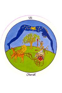  - Motherpeace Tarot - ս - The Chariot