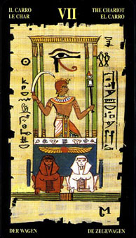  - Egyptian Tarot - ս - The Chariot