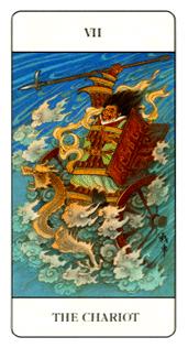 й - Chinese Tarot - ս - The Chariot