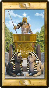 ͼԿΰ - Pictorial Key Tarot - ս - The Chariot