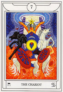 ƽ - Golden Dawn Magical Tarot - ս - The Chariot