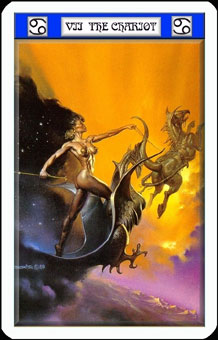 ˹Լ - Boris Vallejo Tarot - ս - The Chariot