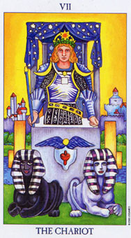 ΰ - Radiant Rider-Waite Tarot - ս - The Chariot