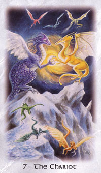  - The Celtic Dragon Tarot - ս - The Chariot