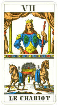 1JJʿ1974 - 1JJ Swiss Tarot 1974 - ս - The Chariot