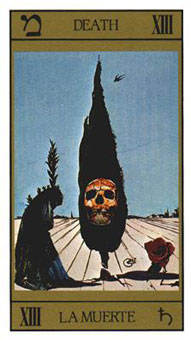 ߶ - Salvador Dali Tarot -  - Death