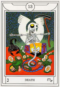 ƽ - Golden Dawn Magical Tarot -  - Death