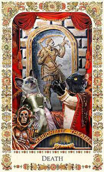 ˲è - Baroque Bohemian Cats Tarot -  - Death