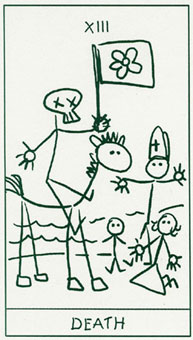  - Stick Figure Tarot -  - Death