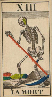 1JJʿ1870 - 1JJ Swiss Tarot 1870 -  - Death