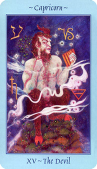  - Celestial Tarot - ħ - The Devil