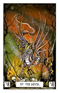  - Dragon Tarot - ħ - The Devil