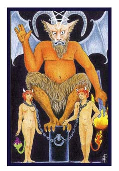 ³ - Epicurean Tarot - ħ - The Devil