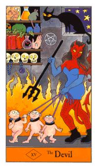 ʥ - Halloween Tarot - ħ - The Devil