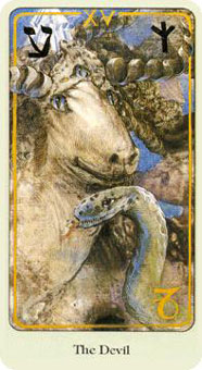  - Haindl Tarot - ħ - The Devil