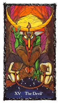 ʥõ - Sacred Rose Tarot - ħ - The Devil