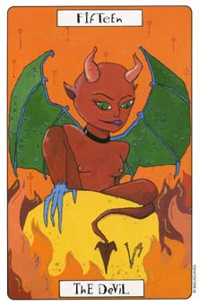 Ӱ - Phantasmagoric Tarot - ħ - The Devil