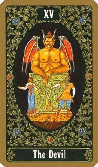  - Russian Tarot - ħ - The Devil