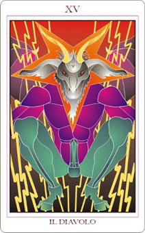 ˹ - Phoenix Tarot - ħ - The Devil