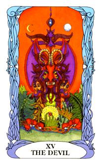 ¹⻨԰ - Moon Garden Tarot - ħ - The Devil