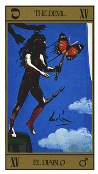 ߶ - Salvador Dali Tarot - ħ - The Devil