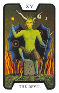 Ů - Tarot of the Witches - ħ - The Devil