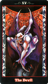 Ѫ - Vampire Tarot - ħ - The Devil